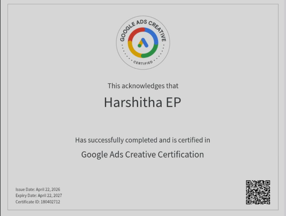 google ads certificate